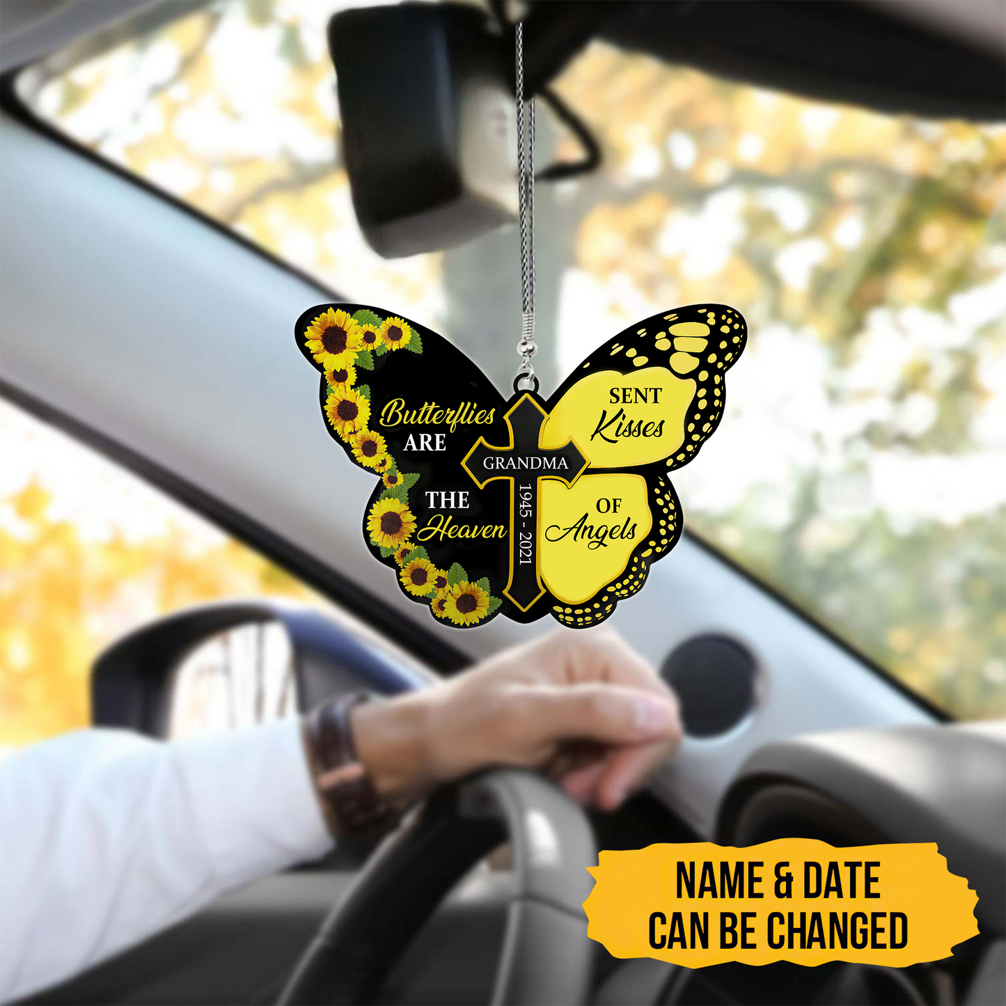 Butterflies Are The Heaven Sent Kisses Of Angles 3D Printed Hanging Ornament SN22092102