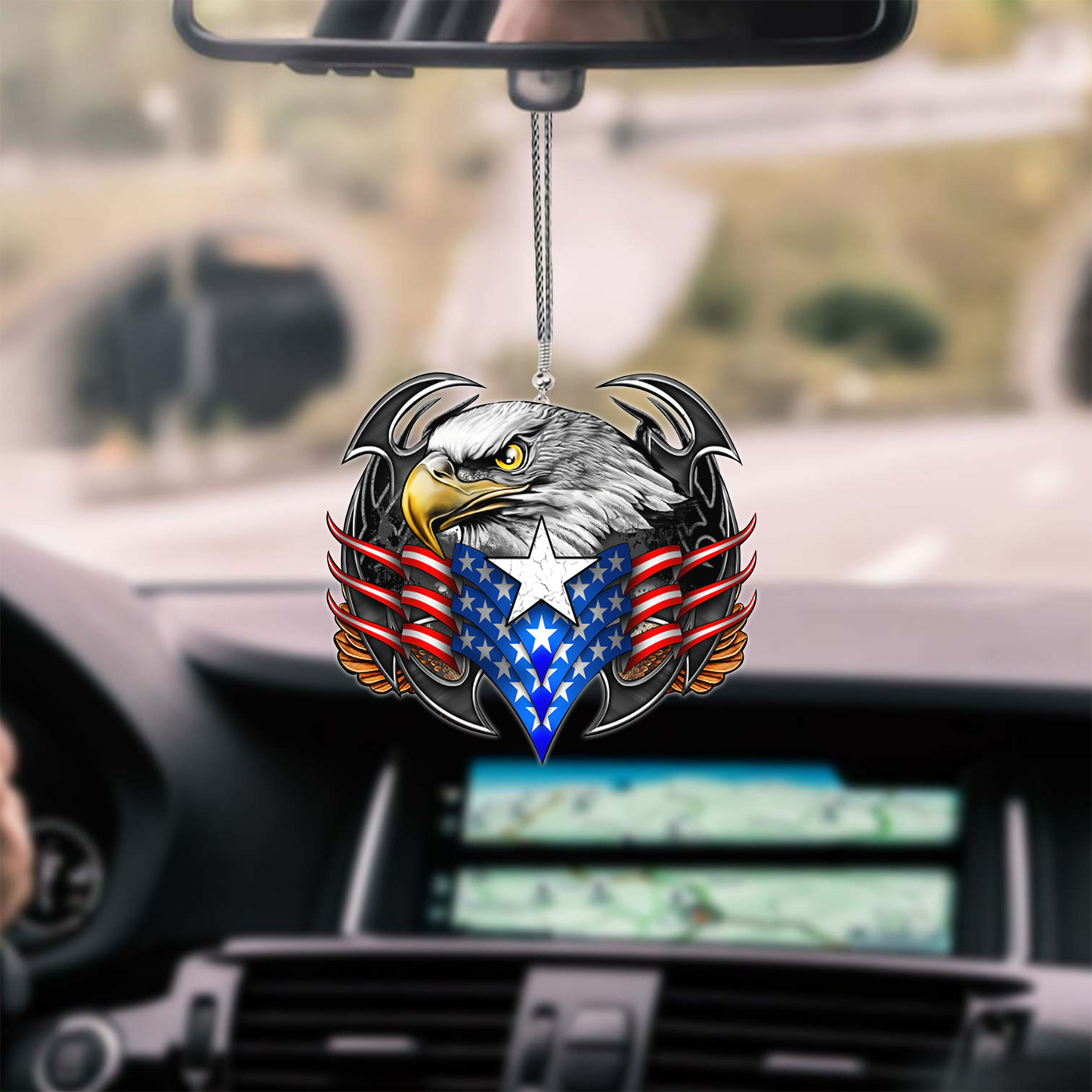 American No12 Unique Design Car Hanging Ornament