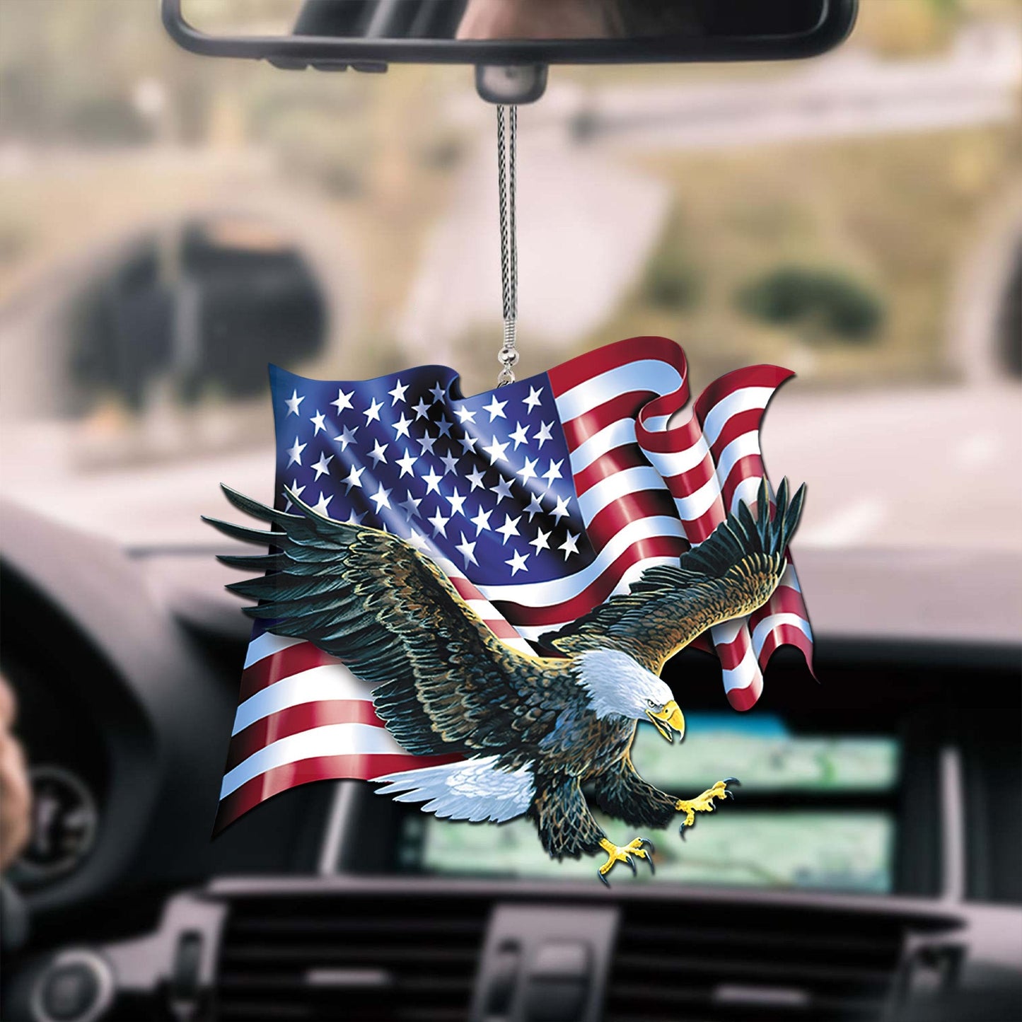 American No10 Unique Design Car Hanging Ornament