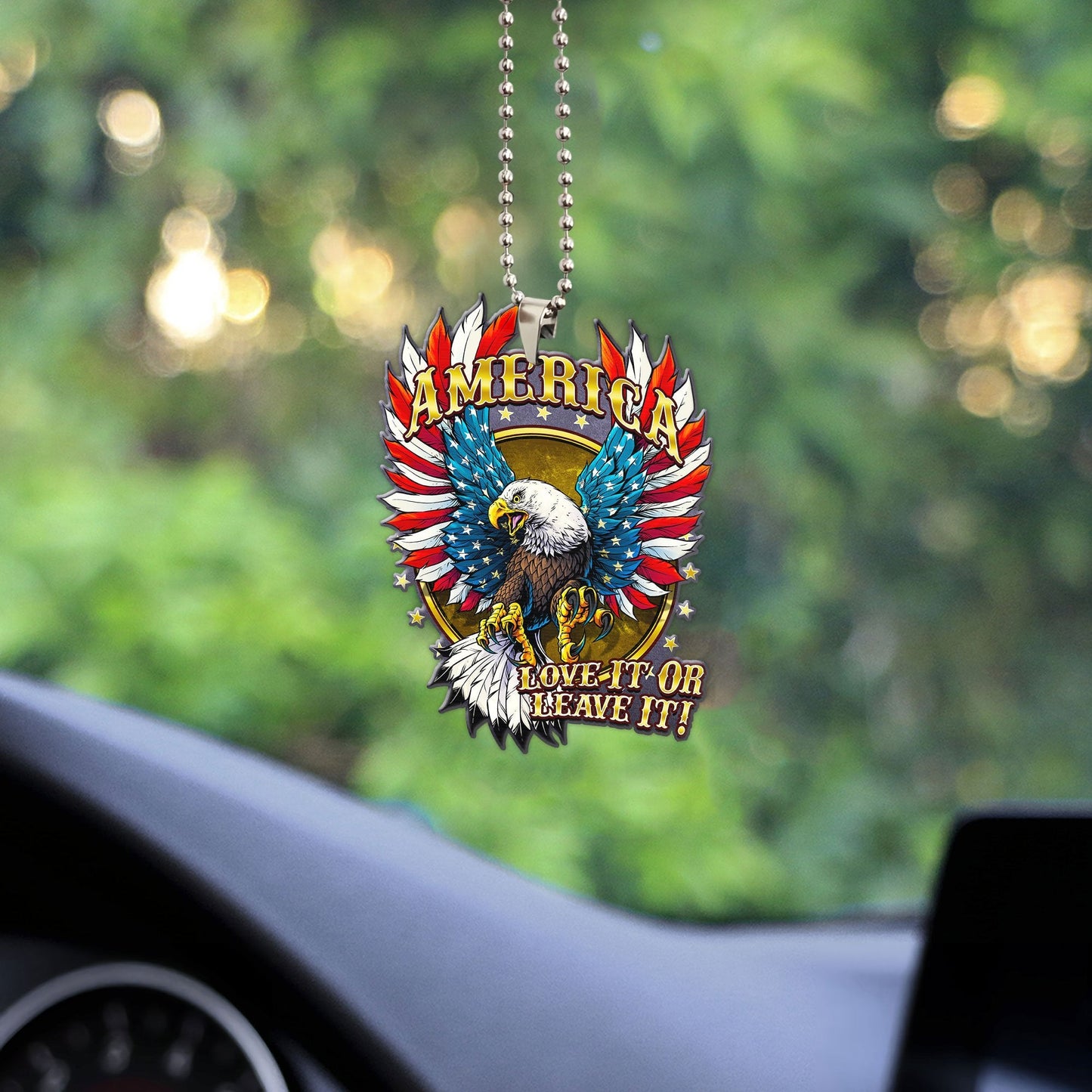 American No4 Unique Design Car Hanging Ornament