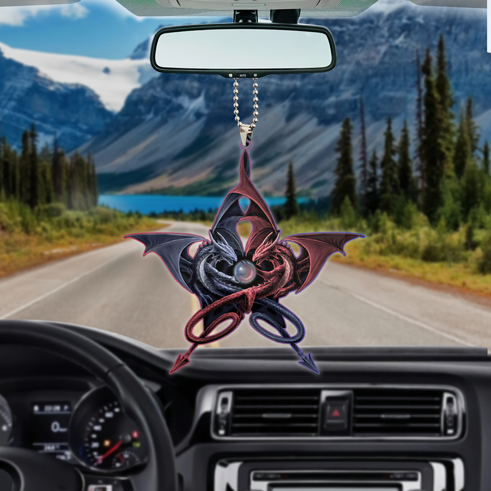 Star Couple Dragon Unique Design Car Hanging Ornament