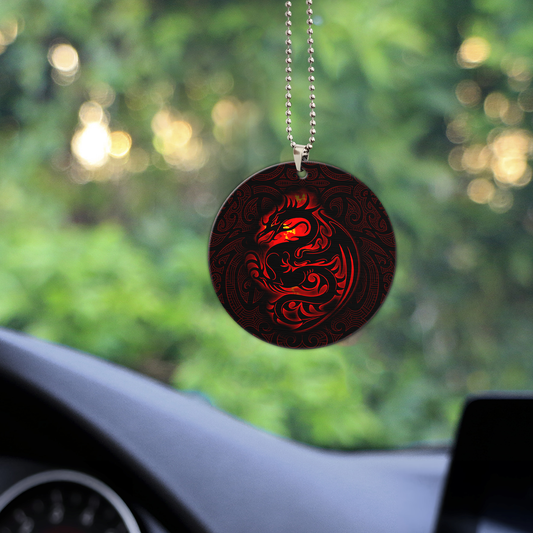 Tribal Dragon Unique Design Car Hanging Ornament
