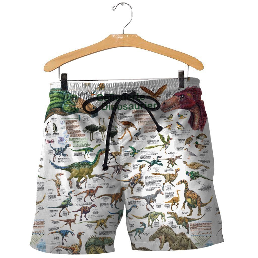 3D All Over Printed Dinosaurs Art Shirts and Shorts - Amaze Style™-3D All Over Printed Clothes