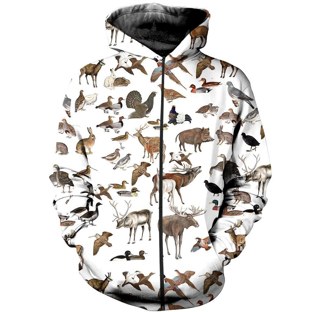 3D All Over Printed Hunting Animals Shirts and Shorts - Amaze Style™-Apparel