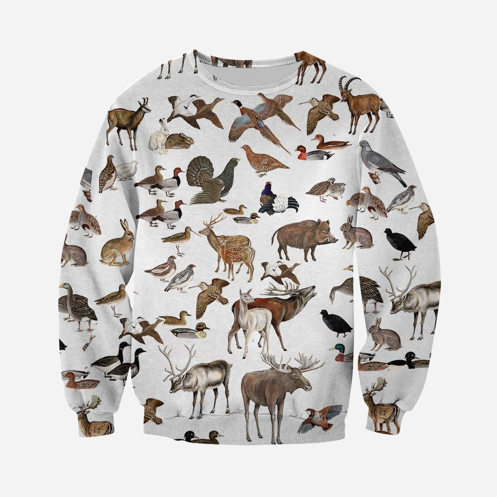 3D All Over Printed Hunting Animals Shirts and Shorts - Amaze Style™-Apparel