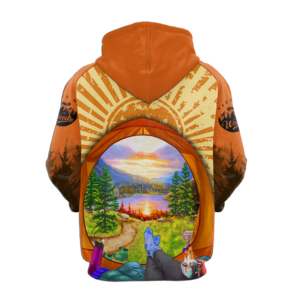 Camping 3D All Over Printed Unisex Shirts Tent View