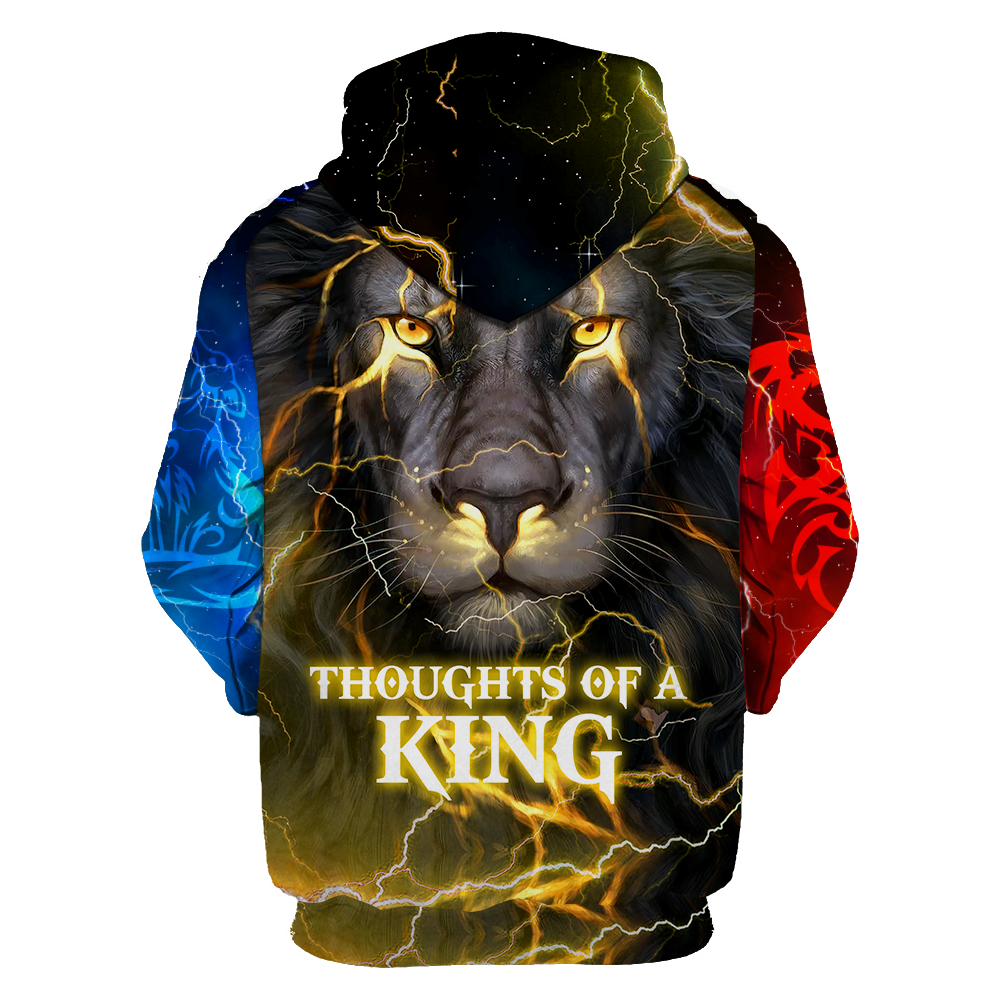 The Power Of Three Souls Dragon Wolf Lion 3D All Over Printed Unisex Shirts