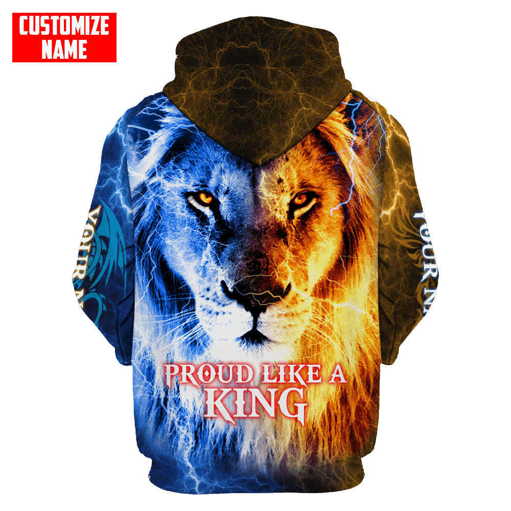 The Power Of Three Souls Dragon Phoenix Lion 3D All Over Printed Unisex Shirts