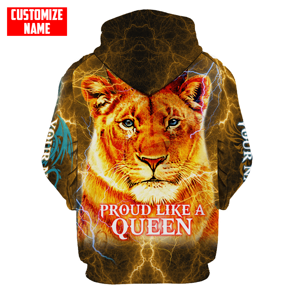 The Power Of Three Souls Dragon Phoenix Lion 3D All Over Printed Unisex Shirts