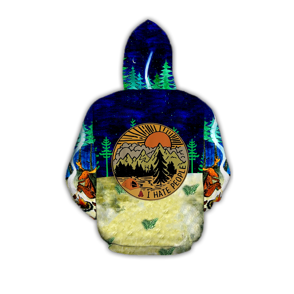 Camping 3D All Over Printed Unisex Shirts Starry Night Camping