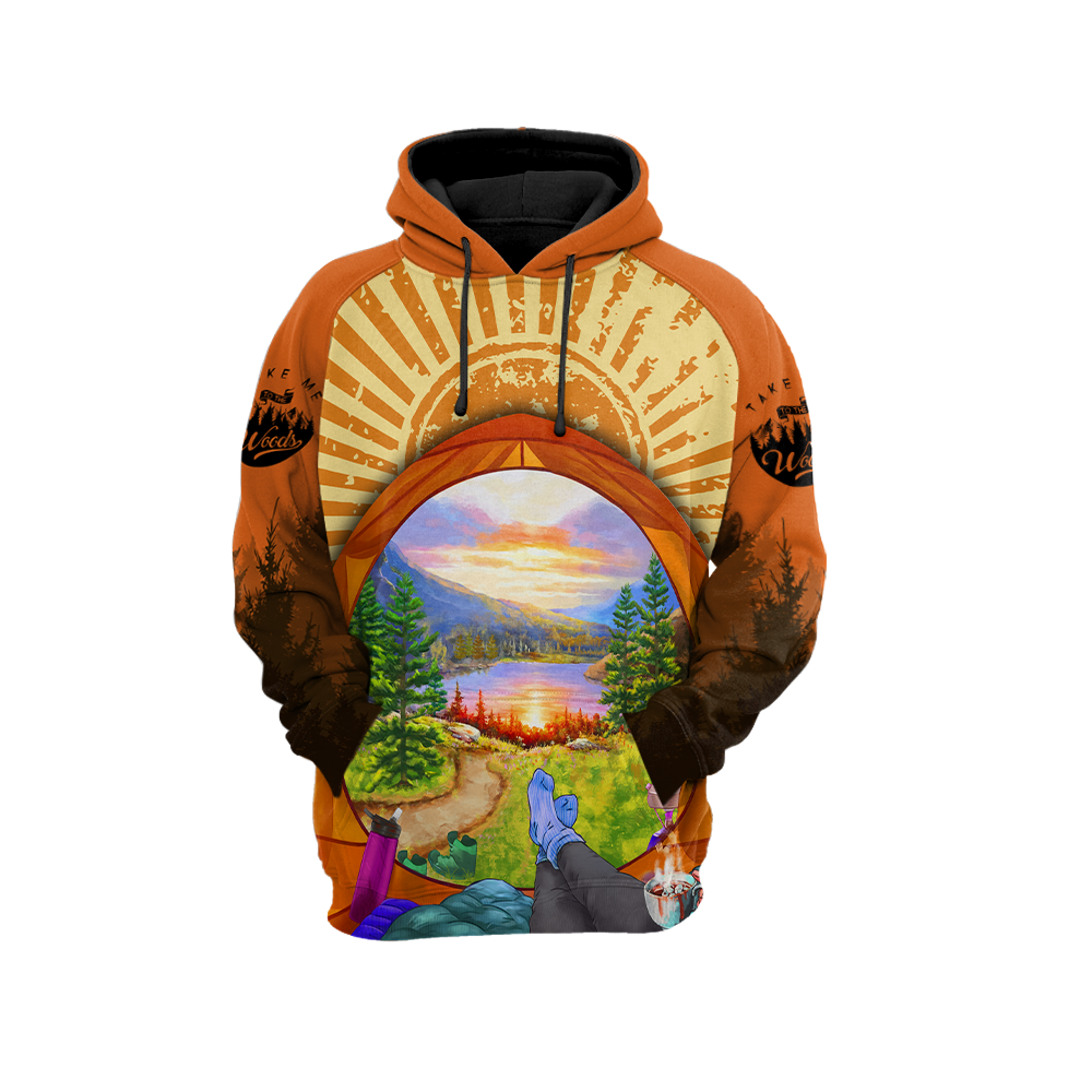 Camping 3D All Over Printed Unisex Shirts Tent View