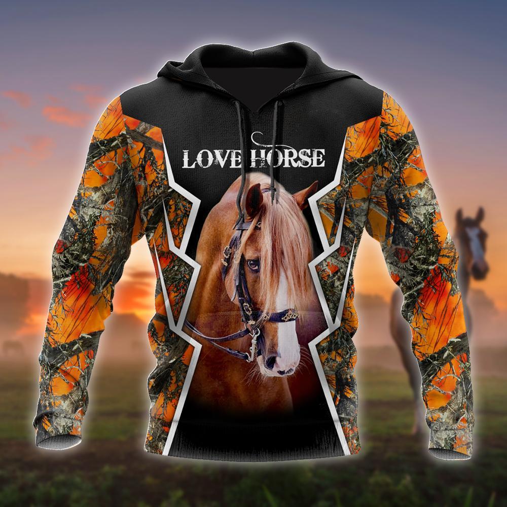 American Quarter Horse Camo 3D All Over Printed Shirts For Men And Women TR1712201CL