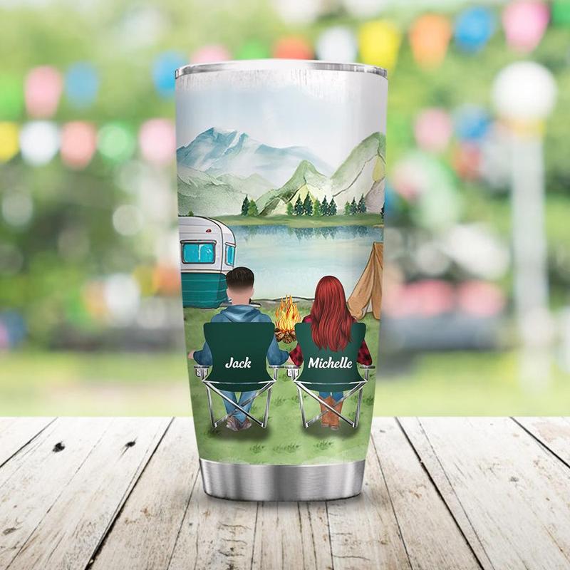 Camping Partners for Life Beebuble Stainless Steel Tumbler Personalize