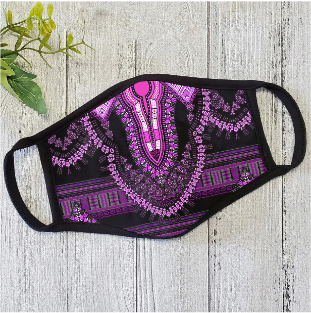 African Culture Dashiki Face Mask ML