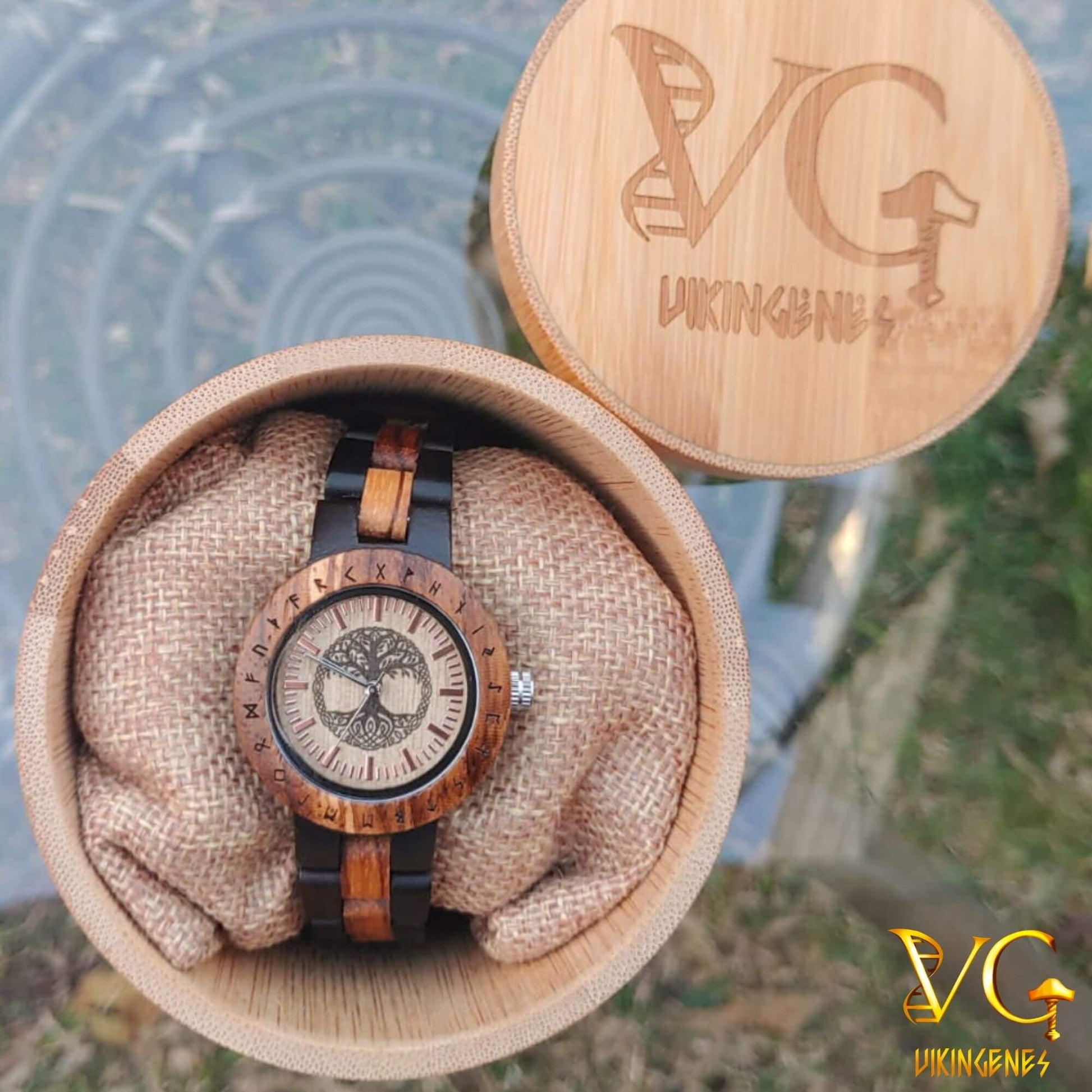 Women Tree O f Life Handmade Wooden Watch