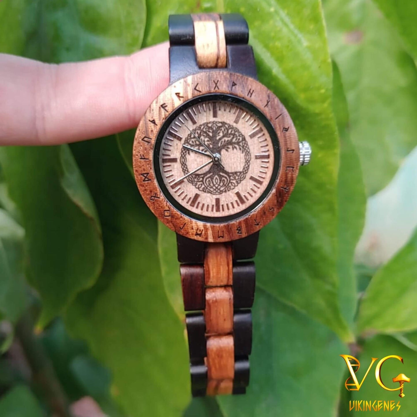 Women Tree O f Life Handmade Wooden Watch