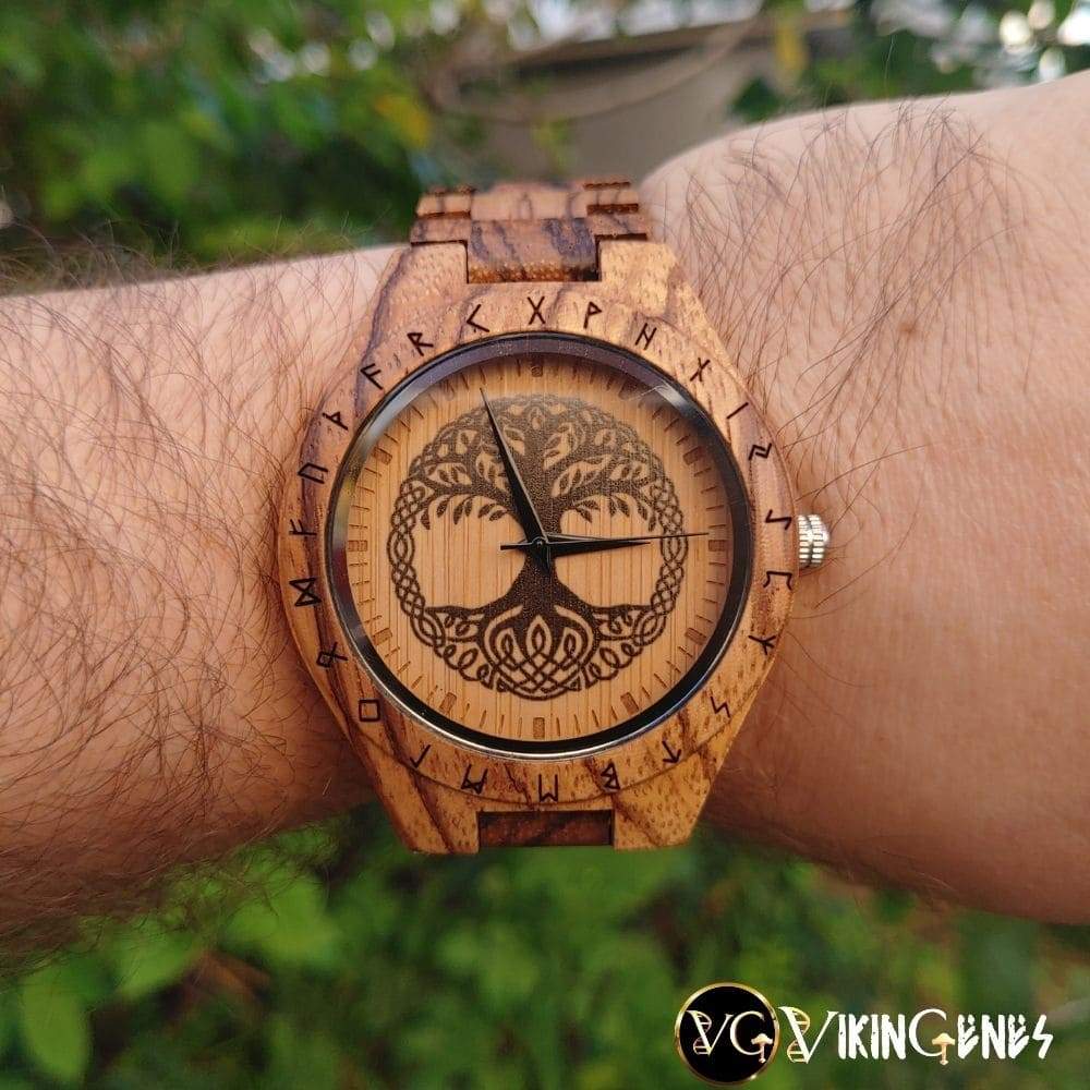 Tree Of Life Handmade Wooden Watch