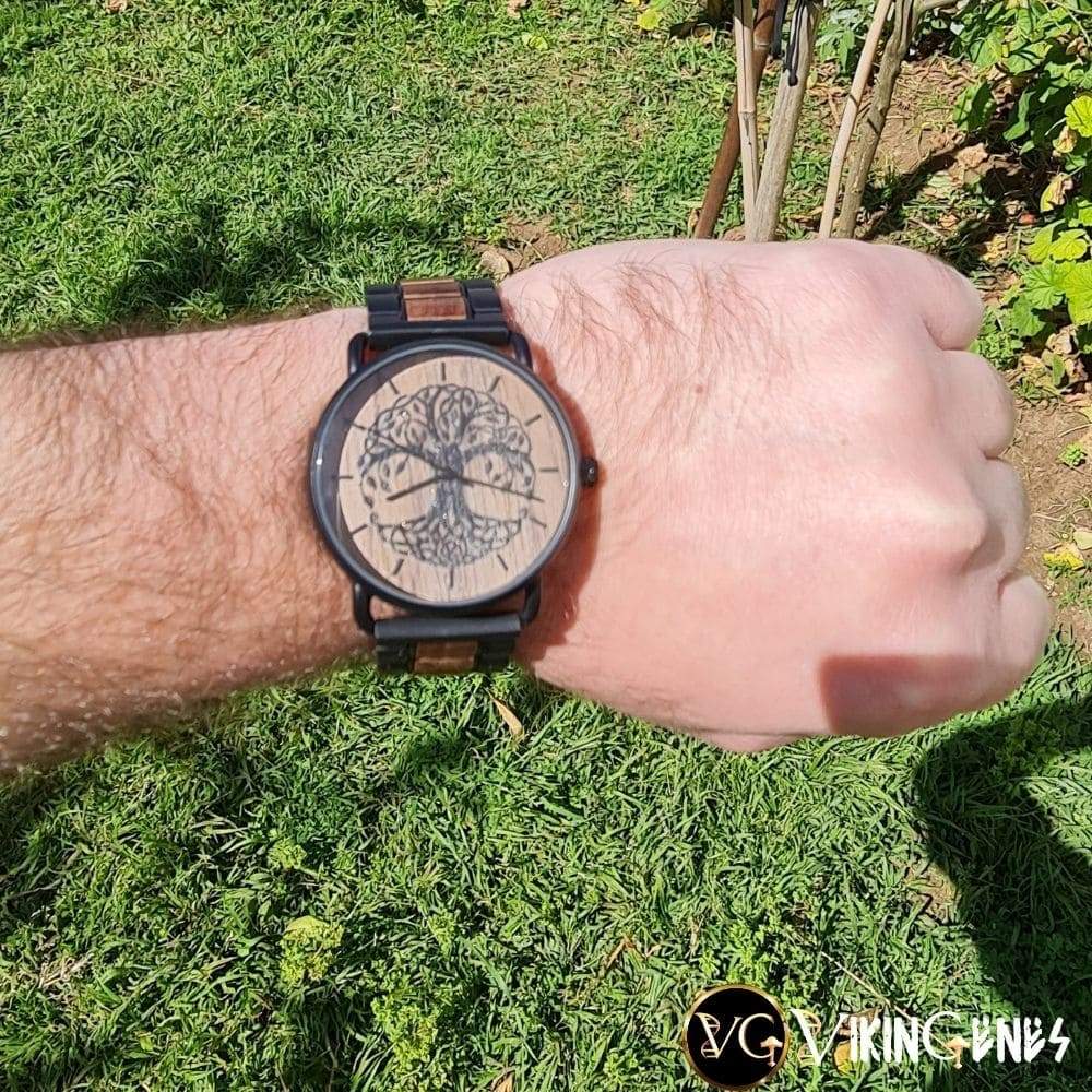 Tree Of Life Yggdrasil Handmade Wooden Watch