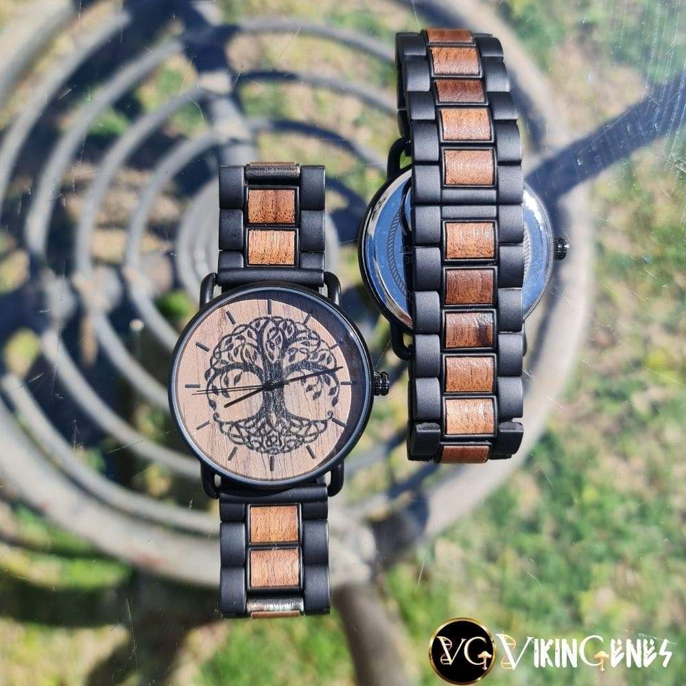 Tree Of Life Yggdrasil Handmade Wooden Watch
