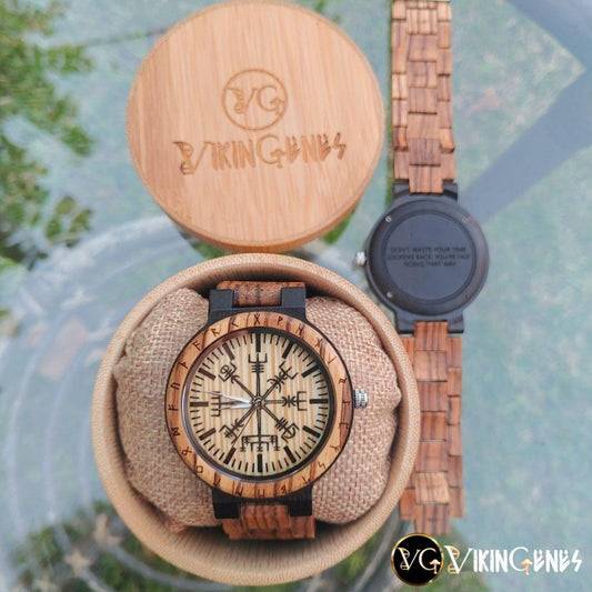 Vegvisir Handmade Wooden Watch