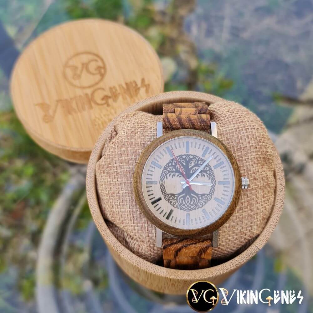 Tree Of Life Yggdrasil Handmade Wooden Watch
