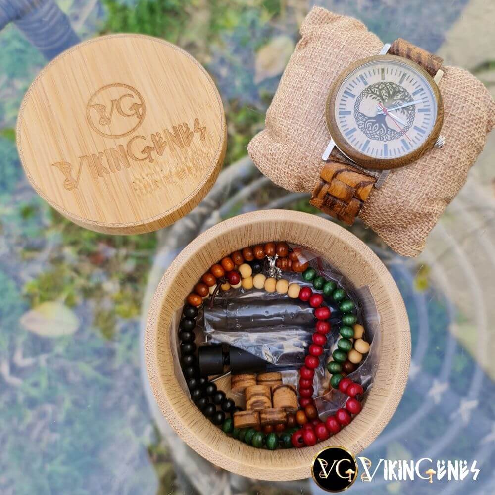 Tree Of Life Yggdrasil Handmade Wooden Watch