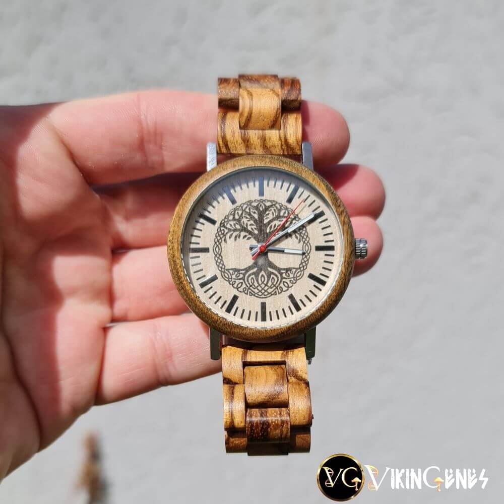 Tree Of Life Yggdrasil Handmade Wooden Watch