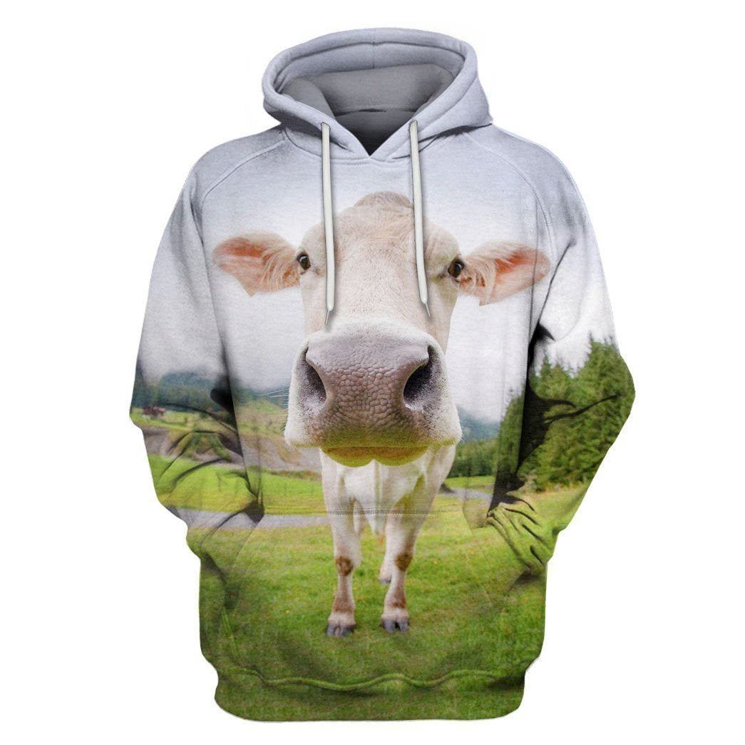 3D All Over Print Lovely Cow Hoodie-Apparel-6teenth World-Hoodie-S-Vibe Cosy™