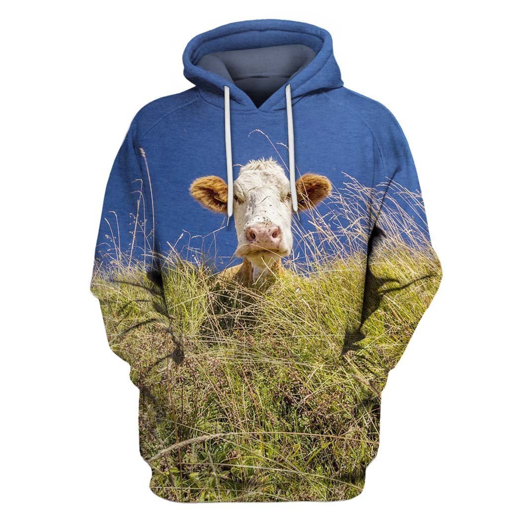 3D All Over Print Heifer Hoodie-Apparel-6teenth World-Hoodie-S-Vibe Cosy™