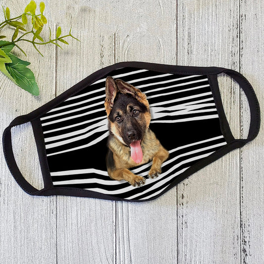 German Shepherd Police Dog Face Mask DL