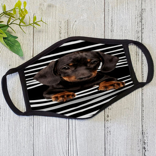 Dachshund Weiner Dog Face Mask DL