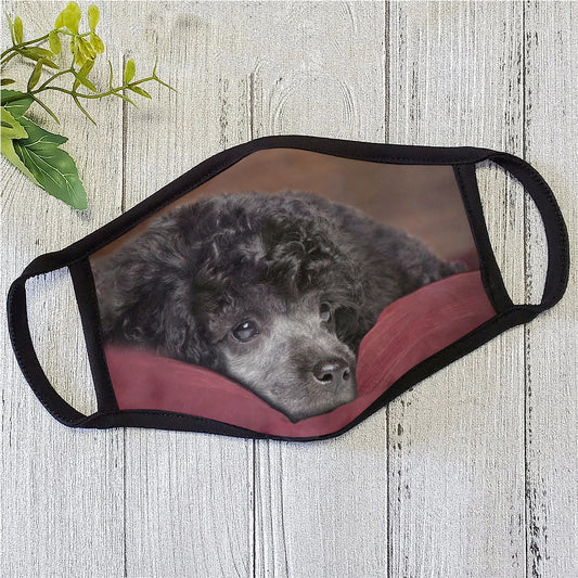 Dog Mask Poodle Mask Polyblend Face Mask HG