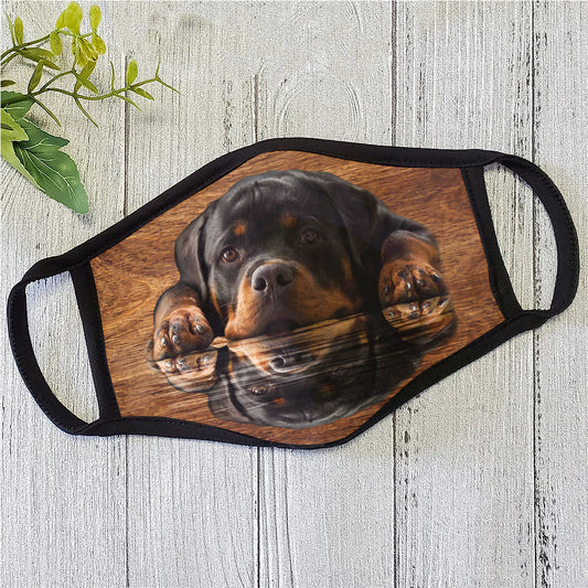 Dog Mask Rottweiler Polyblend Face Mask HG