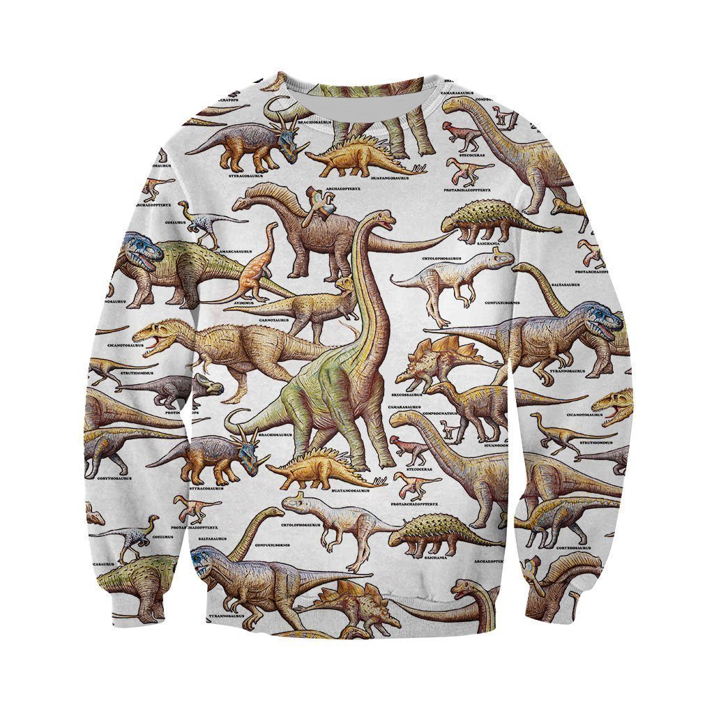 3D All Over Printed A Lot Of Dinosaurs Art Shirts and Shorts - Amaze Style™-3D All Over Printed Clothes