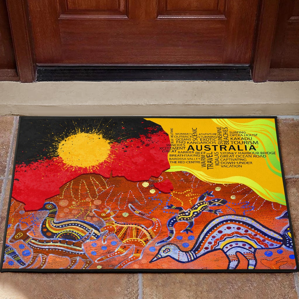 Tmarc Tee Aboriginal Decors Australian Gifts Indigenous Land Door Mat Pi28062106