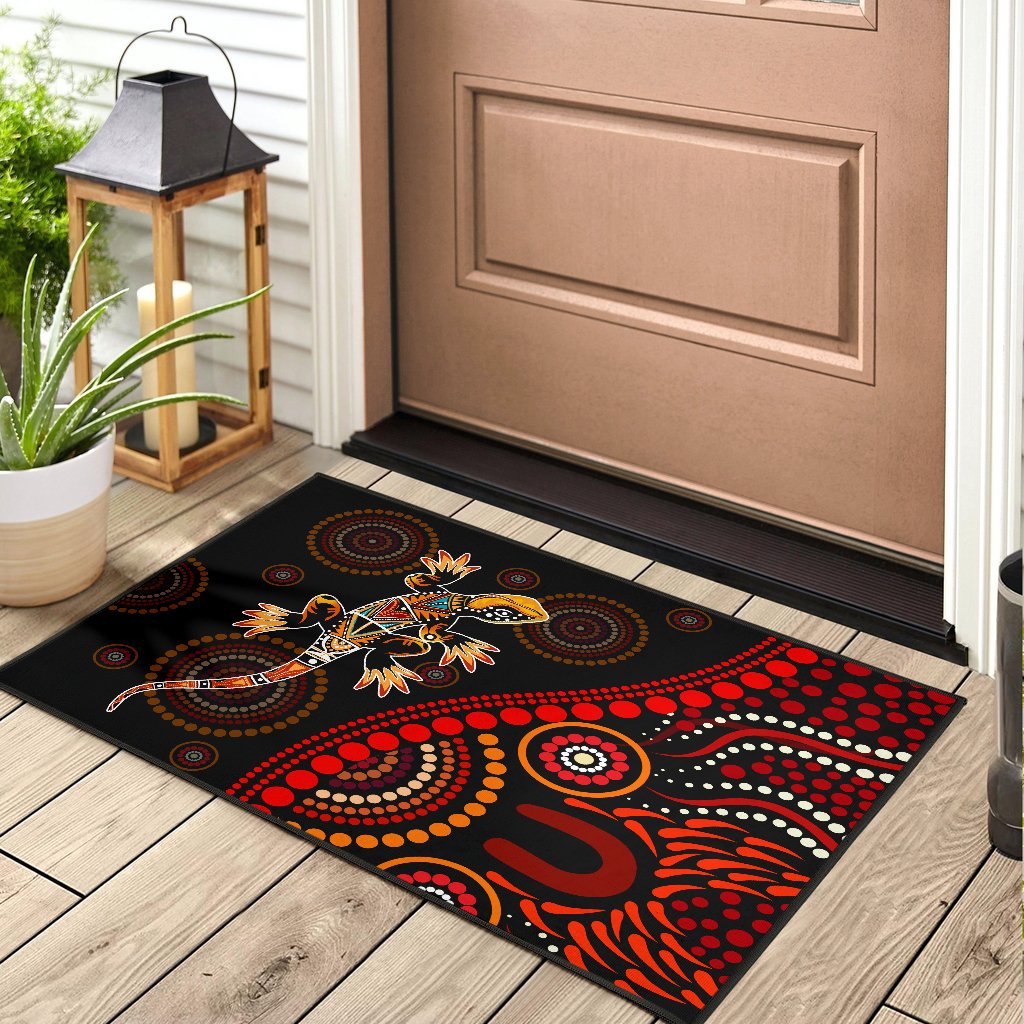 Aboriginal Decors Australian Gifts Lizard Sun Style Door Mat