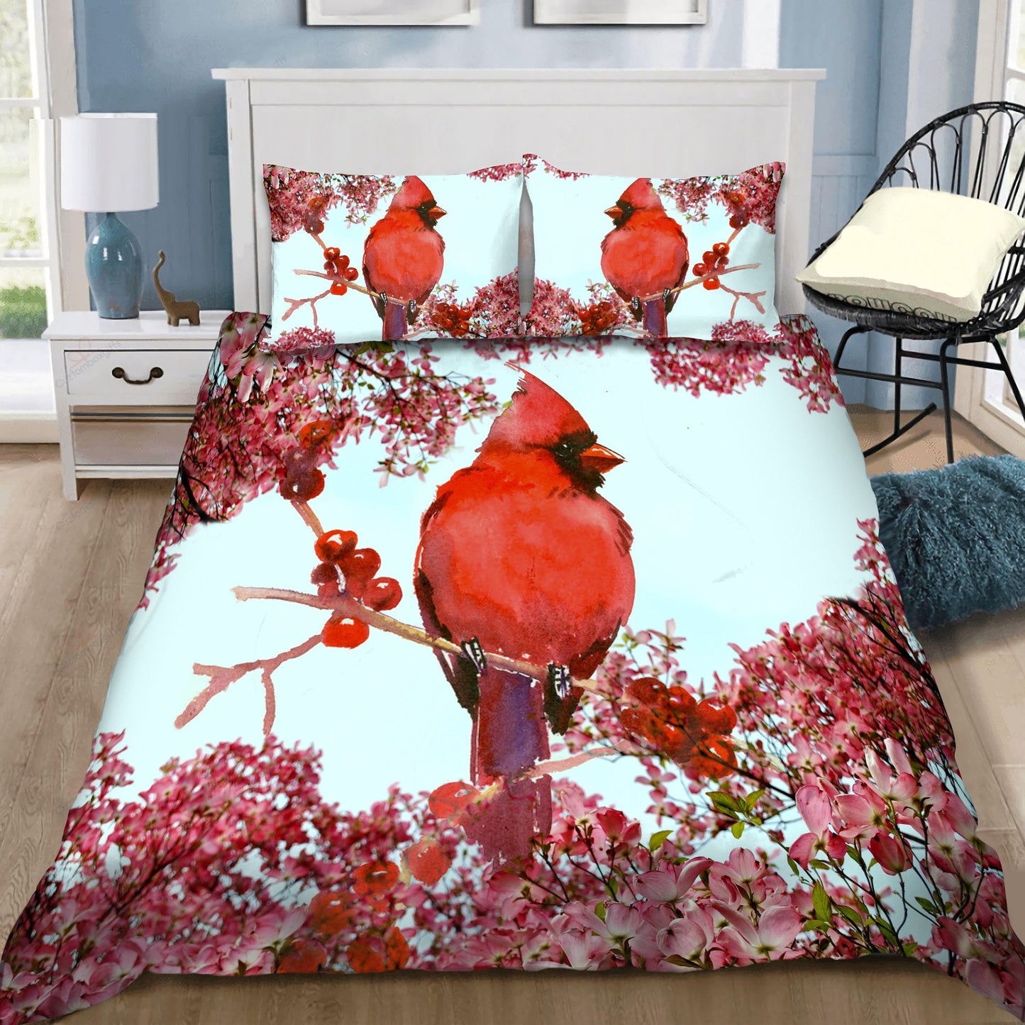 Cardinalis cardinalis Bedding Set by SUN DQB07092003