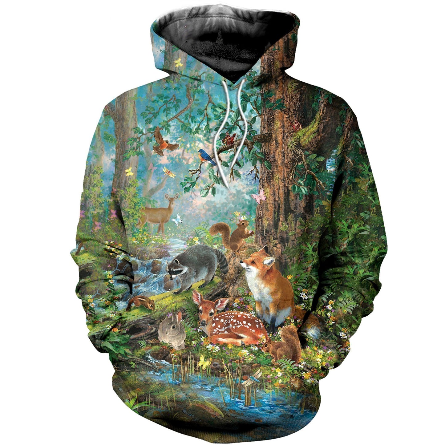 3D All Over Printed Wildlife Animals Clothes-Apparel-6teenth World-Hoodie-S-Vibe Cosy™