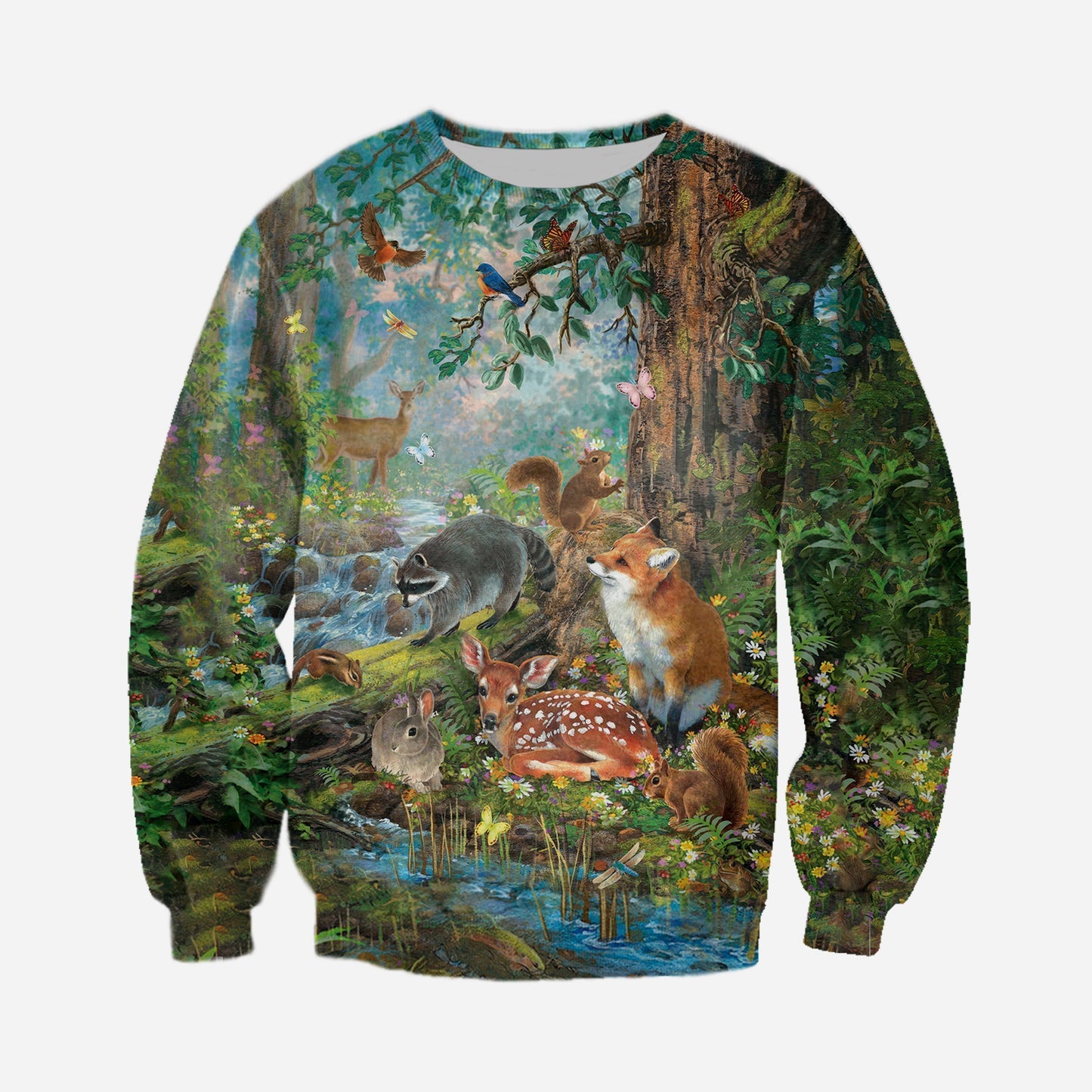 3D All Over Printed Wildlife Animals Clothes-Apparel-6teenth World-Sweatshirt-S-Vibe Cosy™