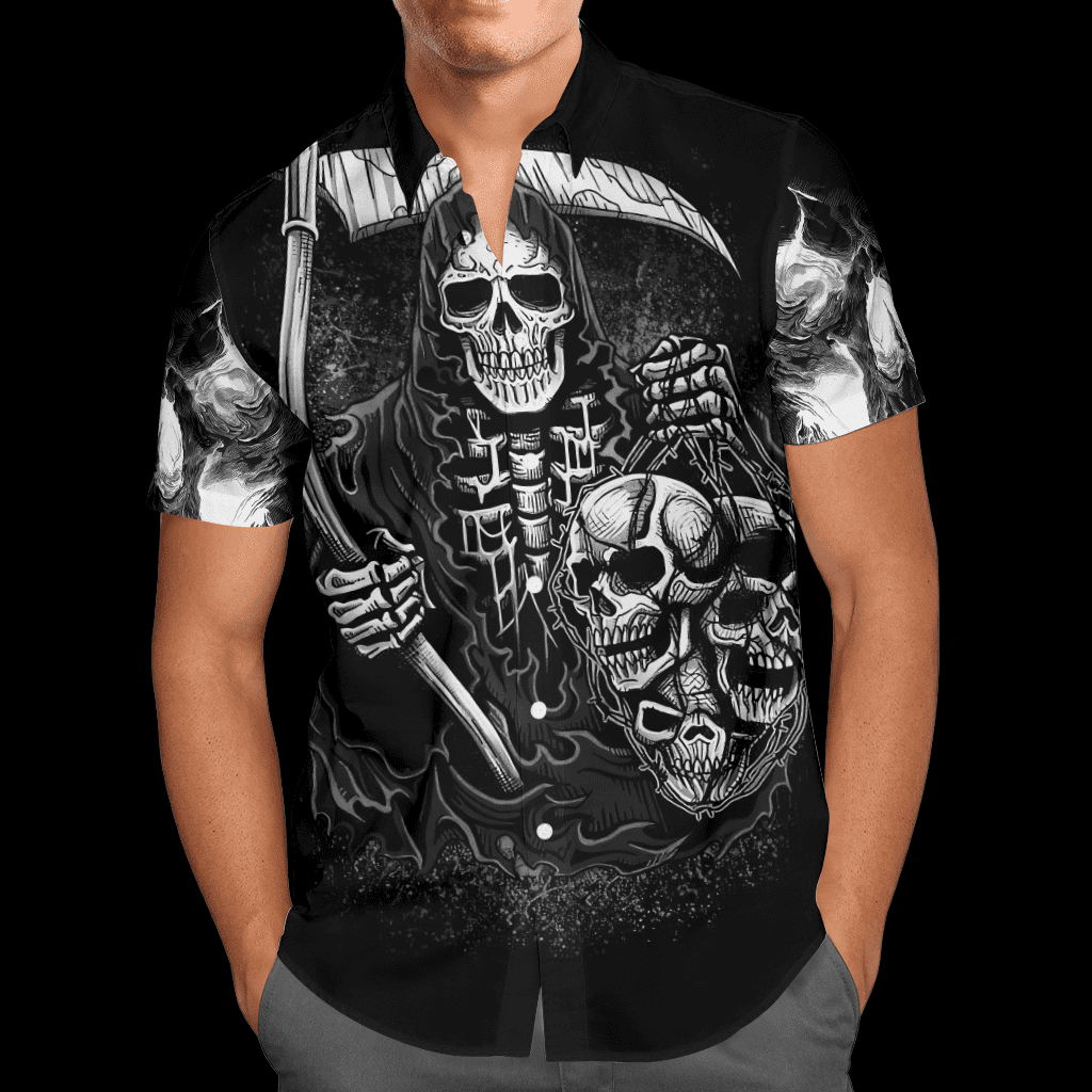 Tmarc Tee Skull 3D All Over Printed Unisex Shirts