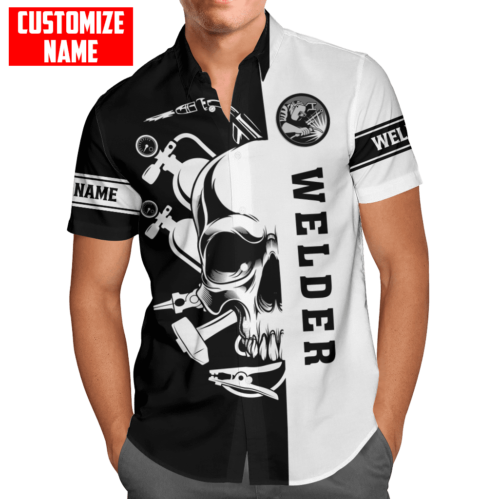 Tmarc Tee Personalized Welder Apparel Skull Welding