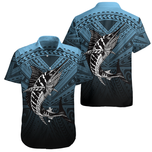 Amazing Polynesian Mahi Mahi Go Fishing Hawaii Shirt Combo With Short