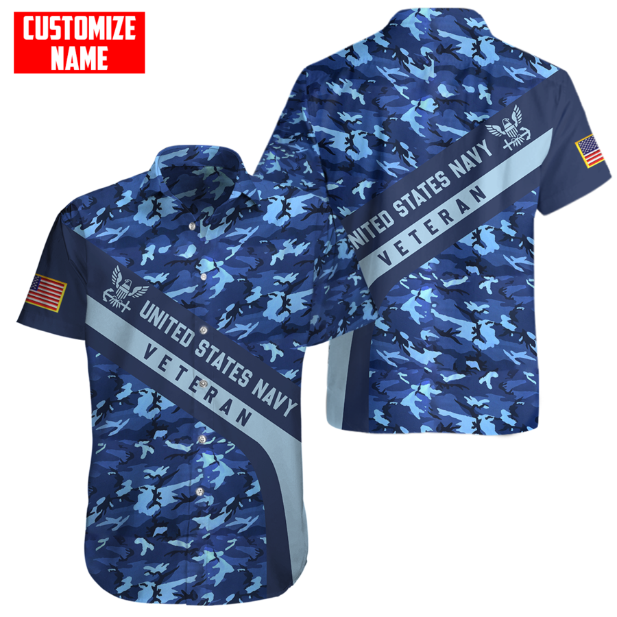 Premium Unique U.S Air Force Veteran Polo All Over Printed Personalized Shirt