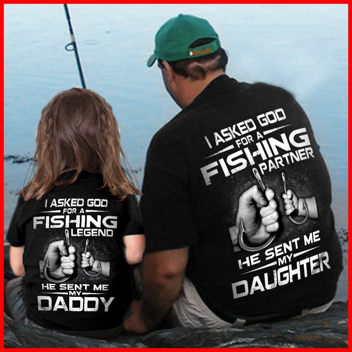 Combo Fishing Partner (Daughter+Dad) for father day HC24602 - Amaze Style™-Apparel