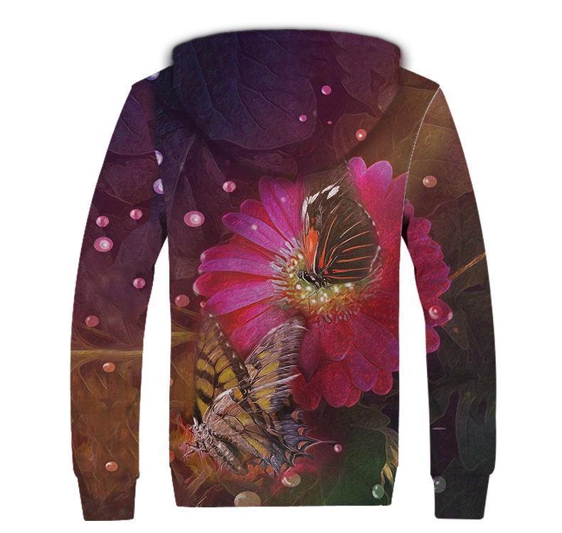 Butterfly Sweet Garden 3D Winter Clothes TR111101 NM-Apparel-NM-Hoodie-S-Vibe Cosy™