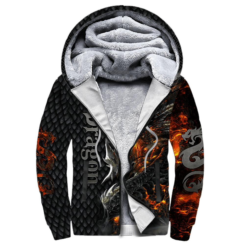 Amazing Fire Dragon Hoodie For Men And Women MEI