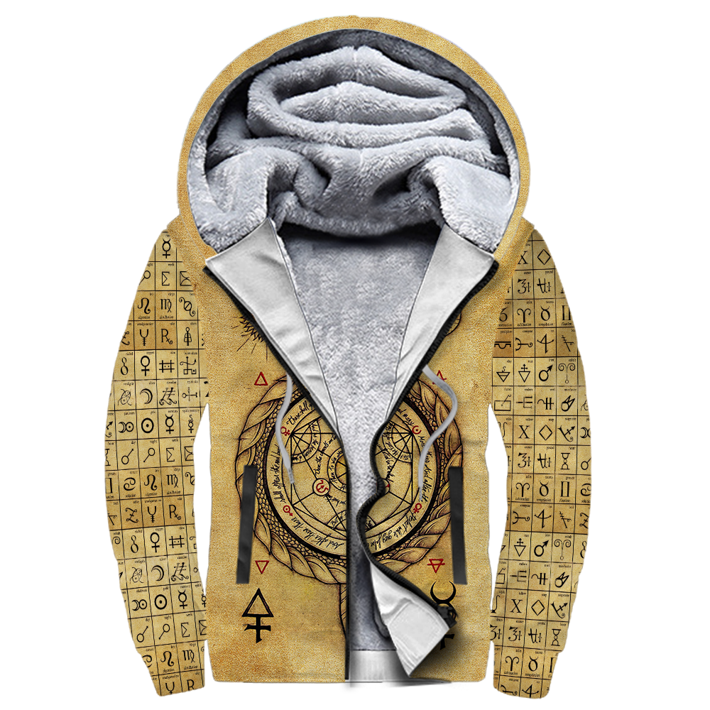 Alchemy 3D All Over Printed Shirts Hoodie JJ020101-Apparel-MP-Fleece Zip-up Hoodie-S-Vibe Cosy™