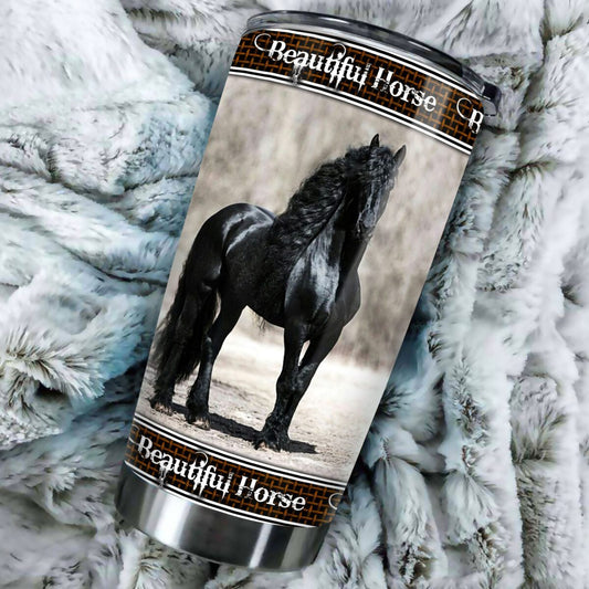 Beautiful Horse Stainless Steel Tumbler