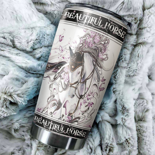 Beautiful Horse Stainless Steel Tumbler TA032602 - Amaze Style™-