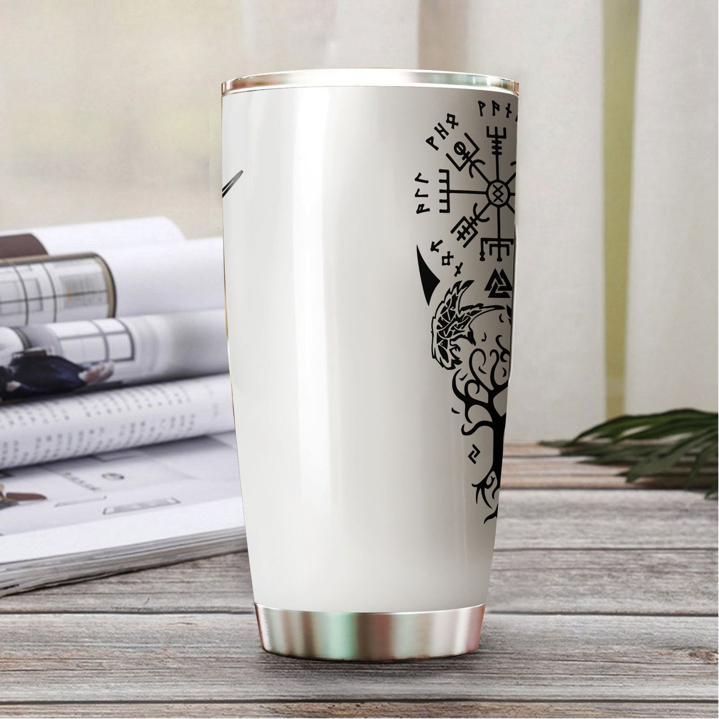 BEAUTIFUL VIKING STAINLESS STEEL TUMBLER - Amaze Style™-